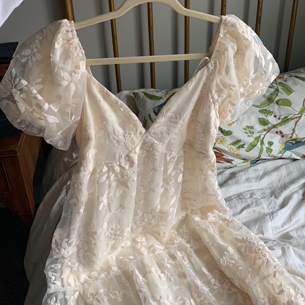 Cream Dress